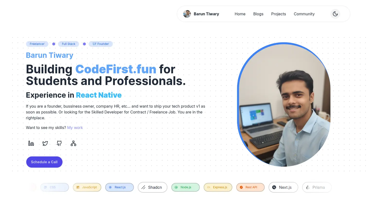 Portfolio Project Screenshot